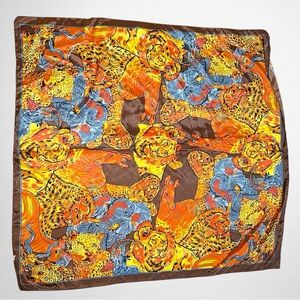 Exotic animal print scarf